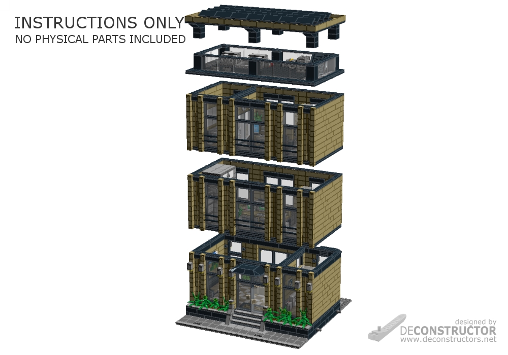 lego modular building skyscraper